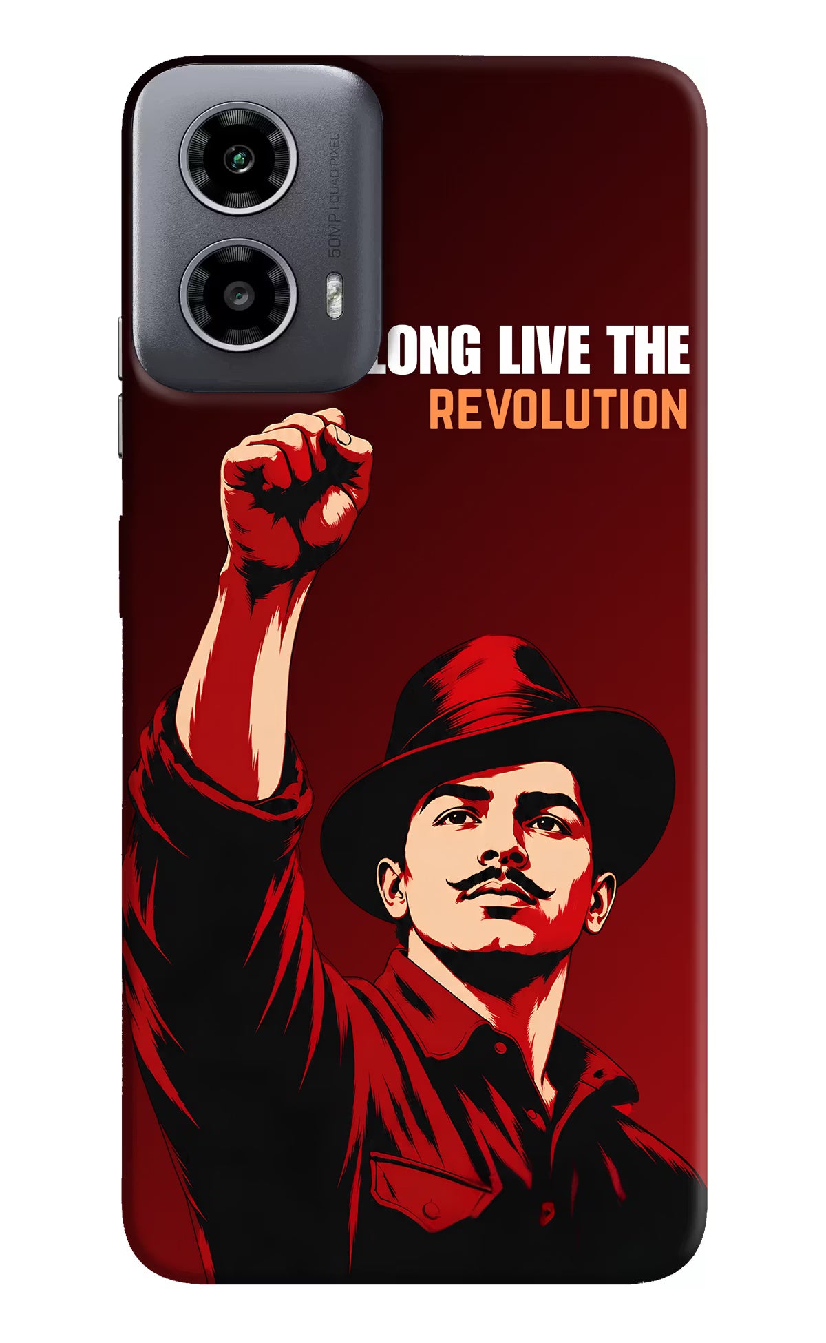 Bhagat Singh Revolution Moto G34 5G Back Cover
