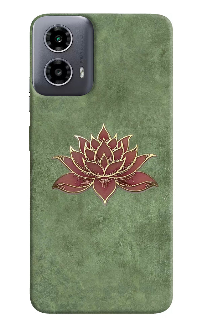 Lotus Grace Moto G34 5G Hard Case Back Cover by Casekaro