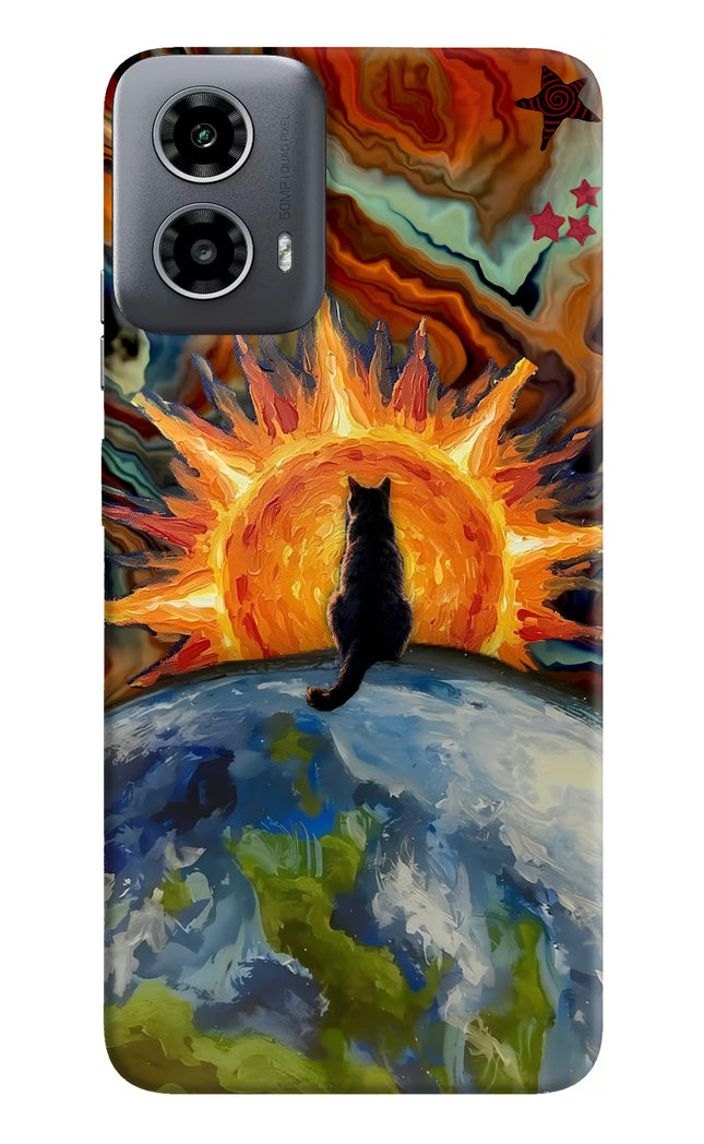 Sunrise Beyond Moto G34 5G Hard Case Back Cover by Casekaro