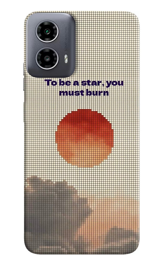 Pixel Sun Moto G34 5G Hard Case Back Cover by Casekaro