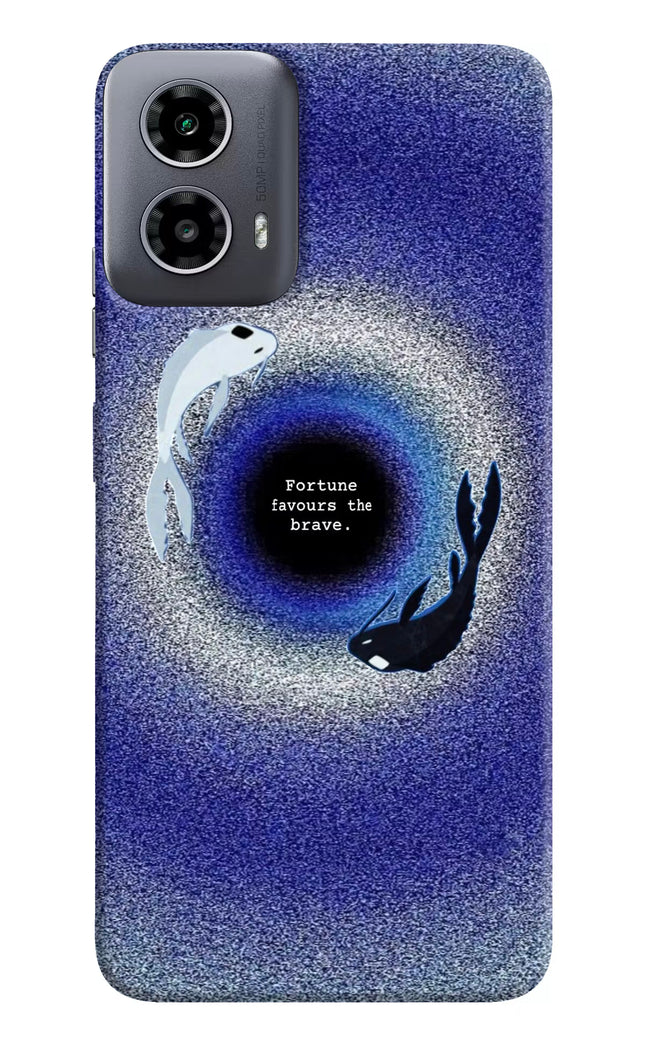 Dark Koi Moto G34 5G Hard Case Back Cover by Casekaro