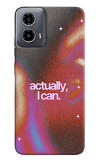 Pink Aura Moto G34 5G Back Cover