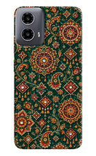 Green Pataka Moto G34 5G Hard Case Back Cover by Casekaro