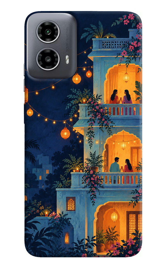 Balcony Glow Moto G34 5G Hard Case Back Cover by Casekaro
