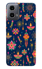 Festive Pop Moto G34 5G Hard Case Back Cover by Casekaro