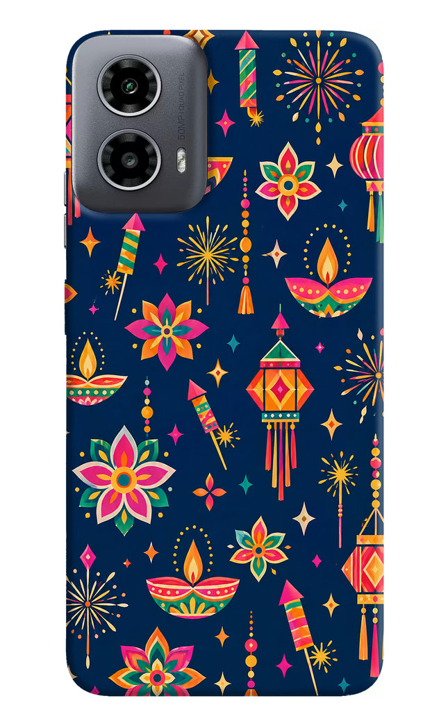 Festive Pop Moto G34 5G Hard Case Back Cover by Casekaro