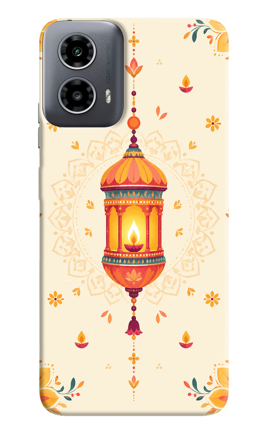 Golden Lantern Moto G34 5G Back Cover, Hard case