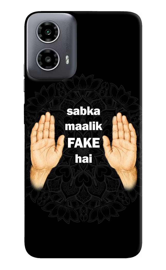 Sabka Malik Fake Moto G34 5G Hard Case Back Cover by Casekaro