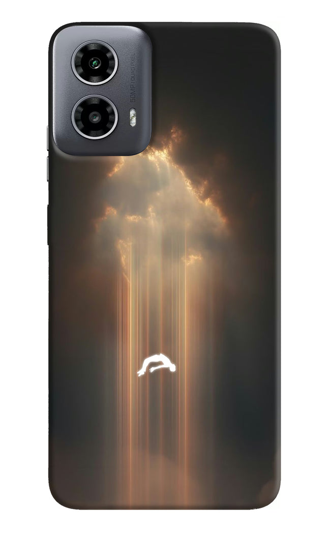 Heavenly Beam Moto G34 5G Hard Case Back Cover by Casekaro