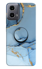 Blue Marble Moto G34 5G Pop Case by Casekaro