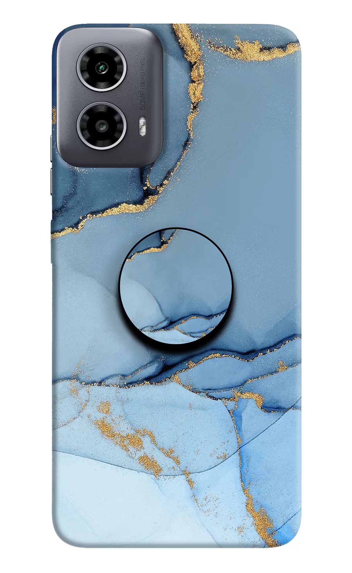 Blue Marble Moto G34 5G Pop Case by Casekaro