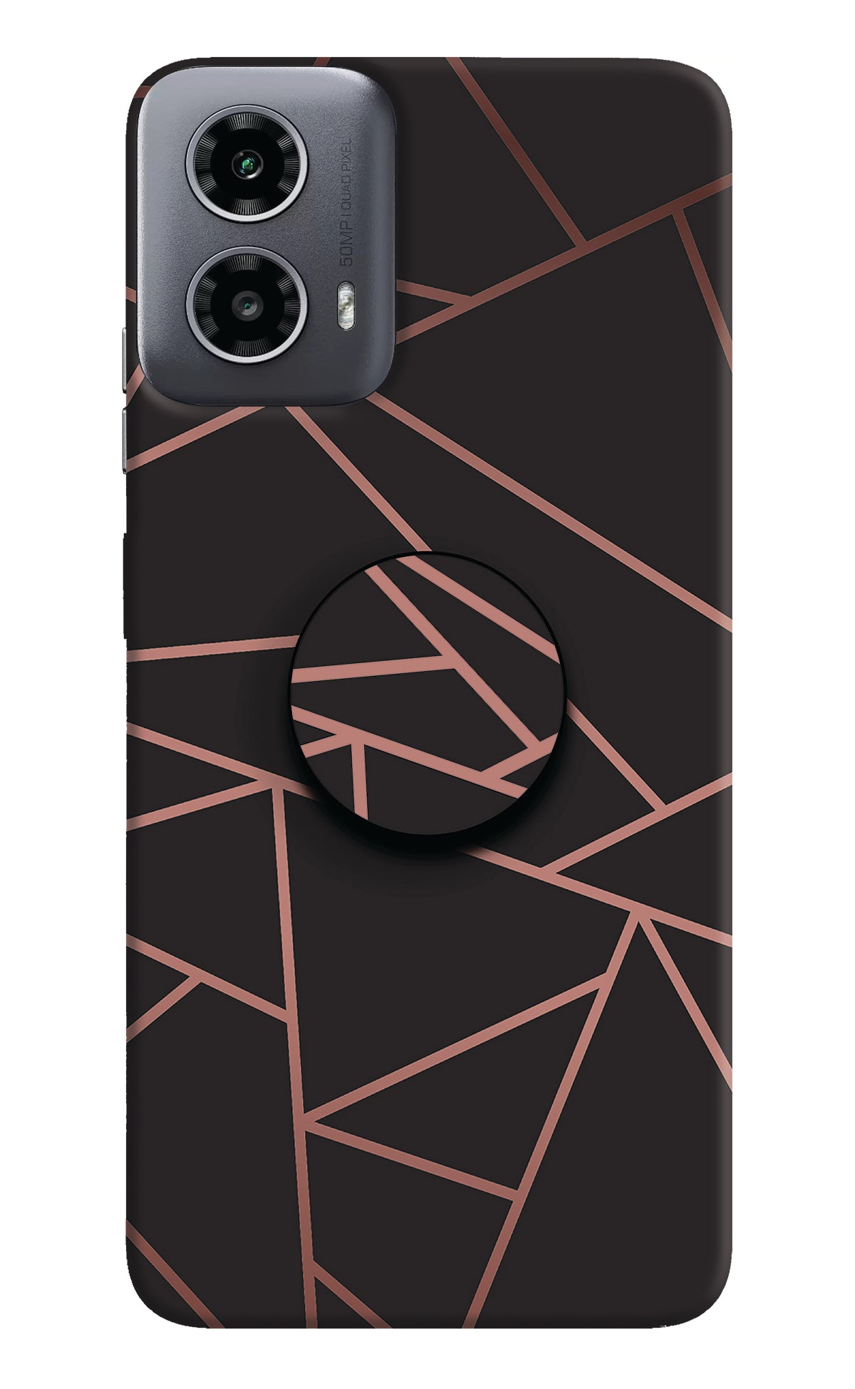 Geometric Pattern Moto G34 5G Pop Case