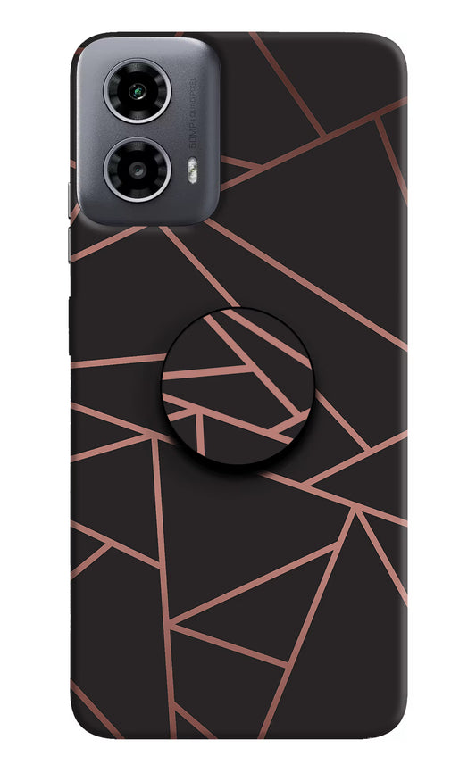 Geometric Pattern Moto G34 5G Pop Case by Casekaro