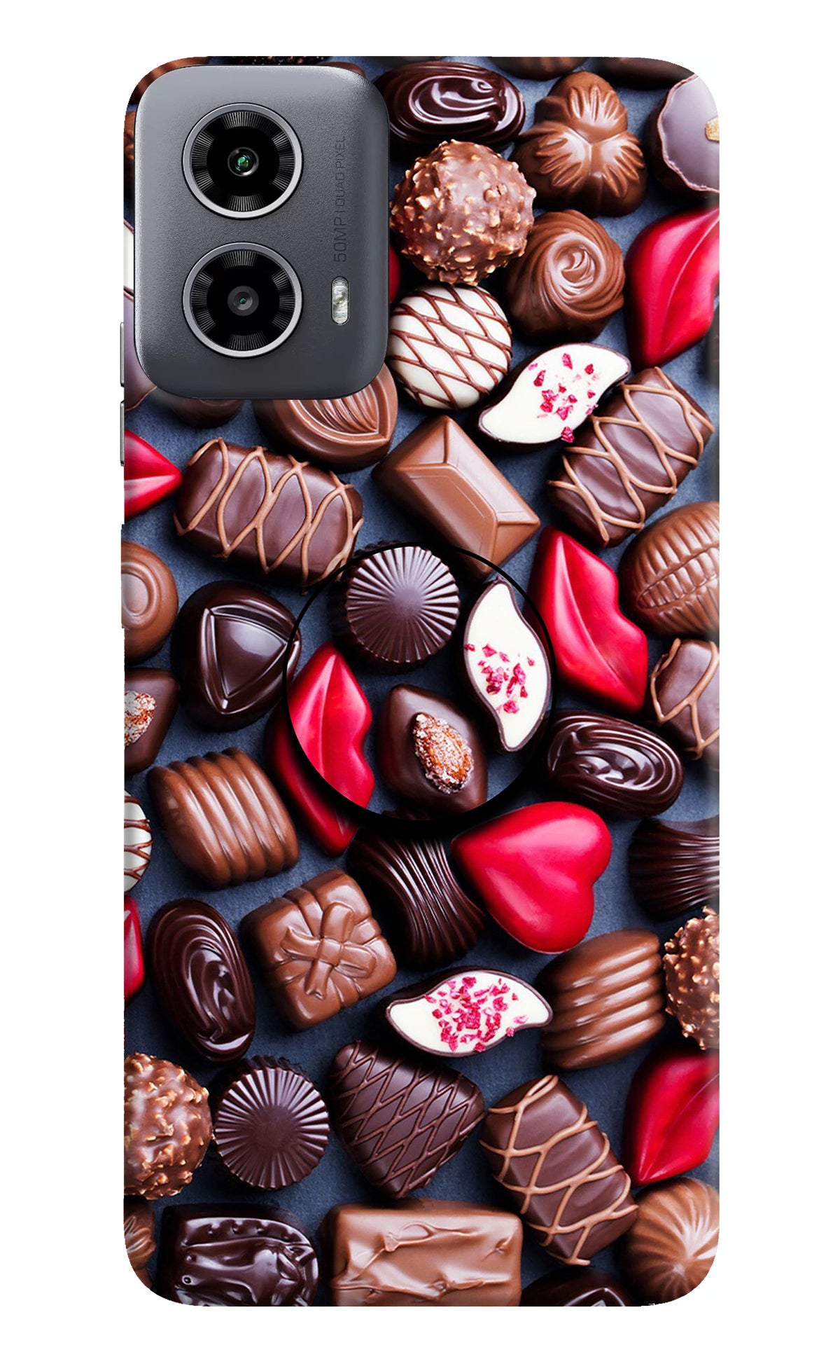 Chocolates Moto G34 5G Pop Case