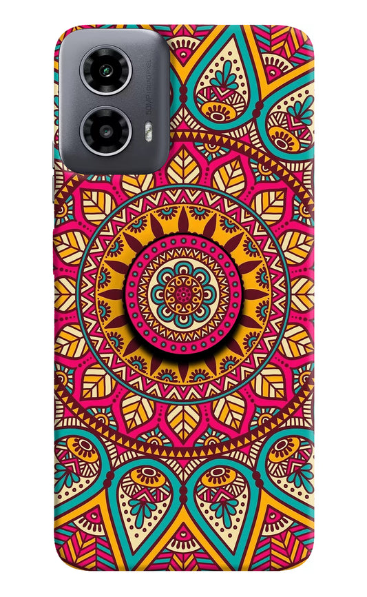 Mandala Moto G34 5G Pop Case by Casekaro