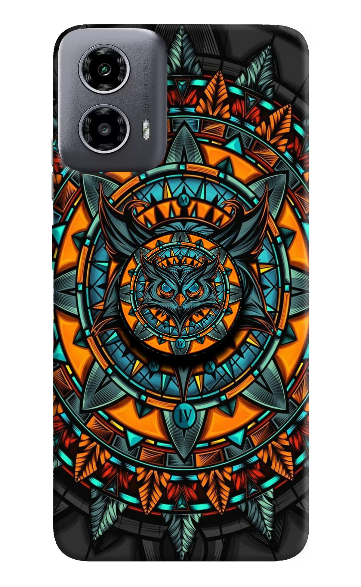 Angry Owl Moto G34 5G Pop Case by Casekaro