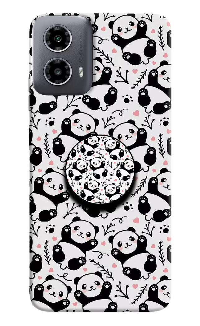 Cute Panda Moto G34 5G Pop Case by Casekaro