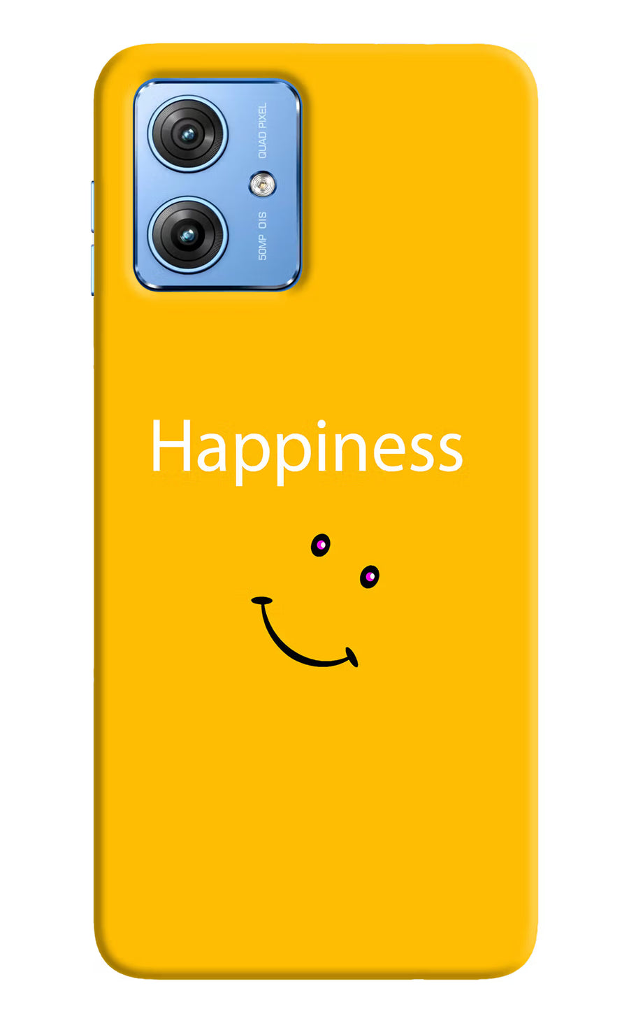 Happiness With Smiley Moto G64 5G Back Cover, Hard case