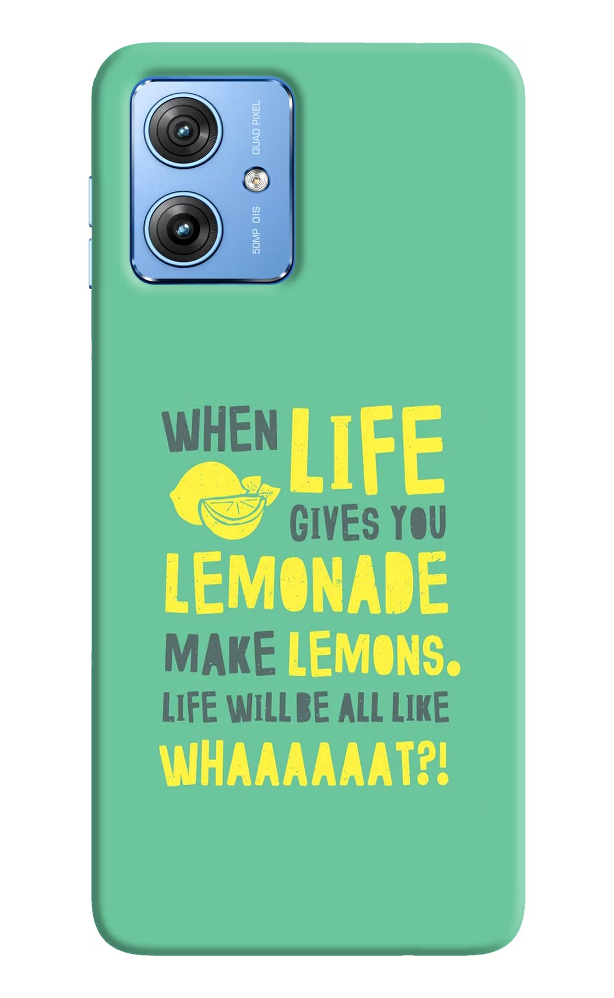 Quote Moto G64 5G Hard Case Back Cover by Casekaro