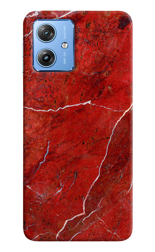 Red Marble Design Moto G64 5G Hard Case Back Cover by Casekaro
