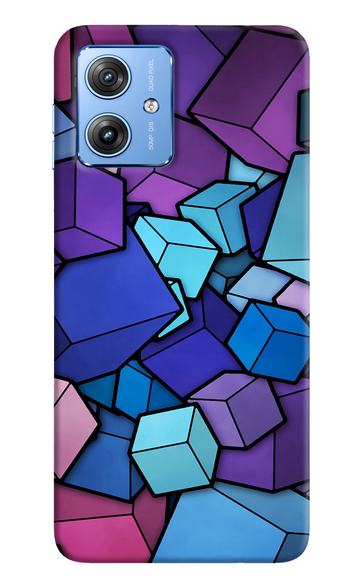 Cubic Abstract Moto G64 5G Back Cover