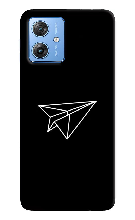 Paper Plane White Moto G64 5G Hard Case Back Cover by Casekaro