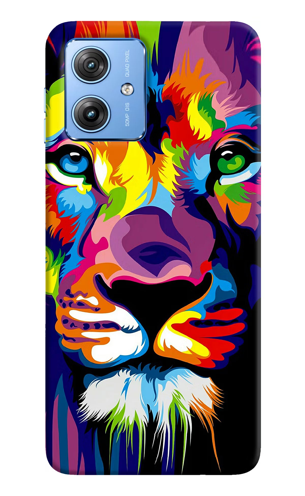 Lion Moto G64 5G Hard Case Back Cover by Casekaro