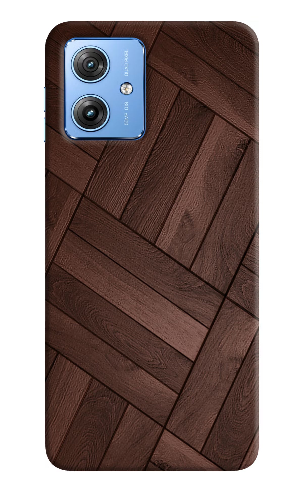 Wooden Texture Design Moto G64 5G Hard Case Back Cover by Casekaro