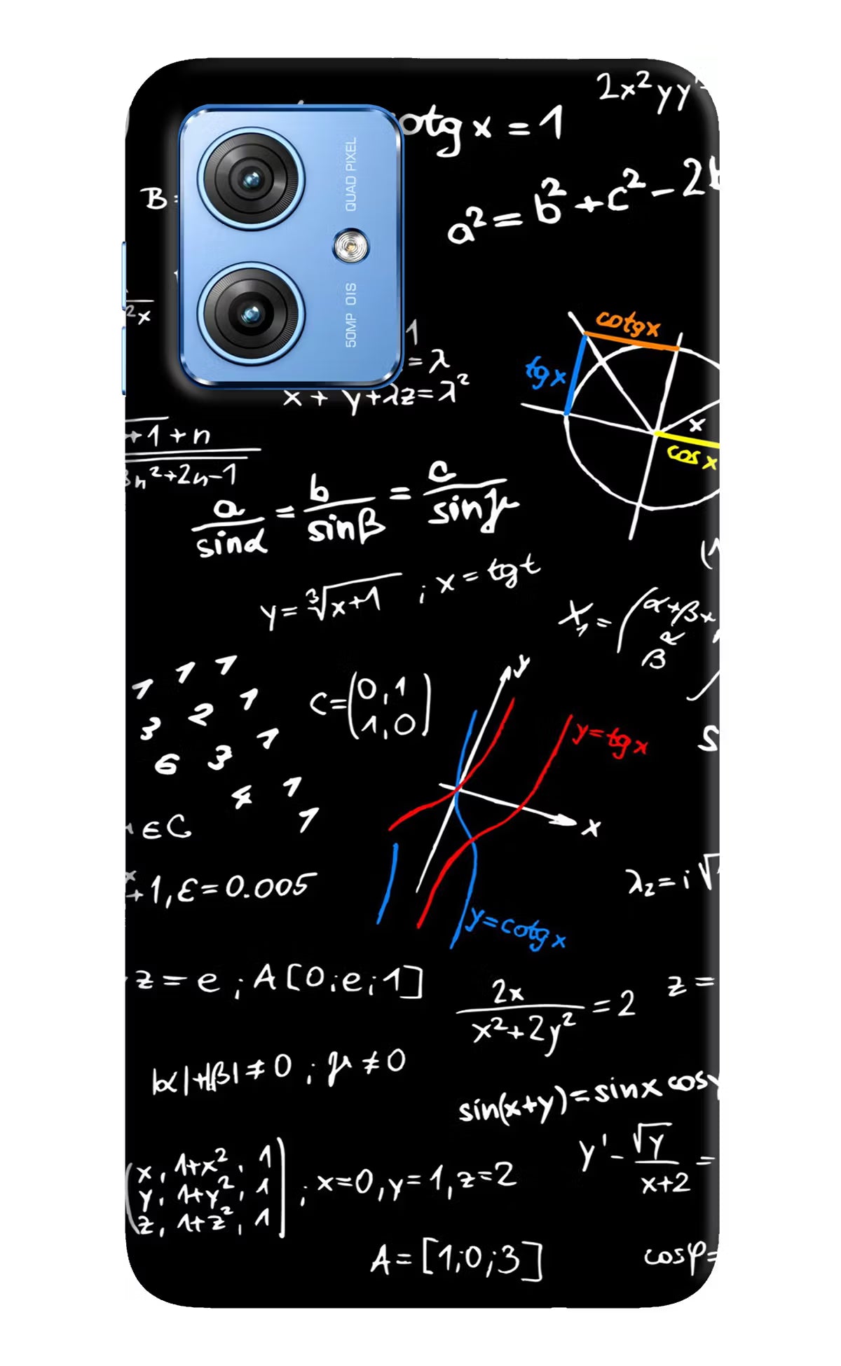 Mathematics Formula Moto G64 5G Hard Case Back Cover by Casekaro