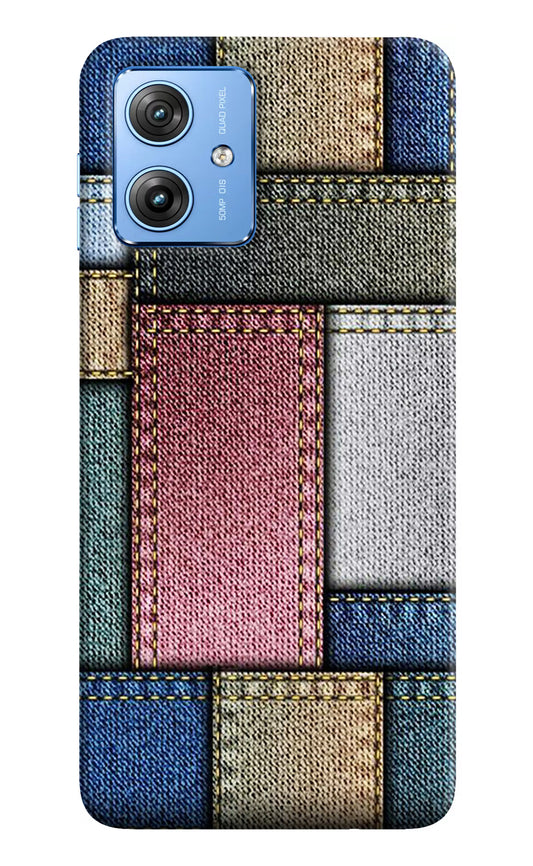 Multicolor Jeans Moto G64 5G Hard Case Back Cover by Casekaro