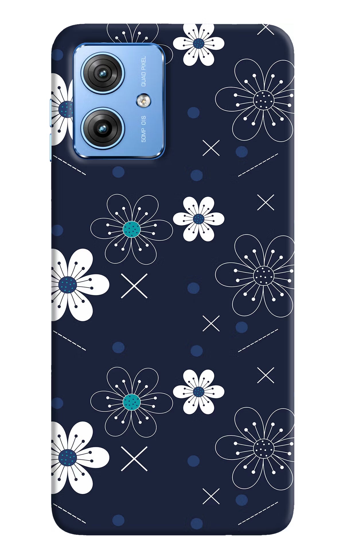 Flowers Moto G64 5G Hard Case Back Cover by Casekaro