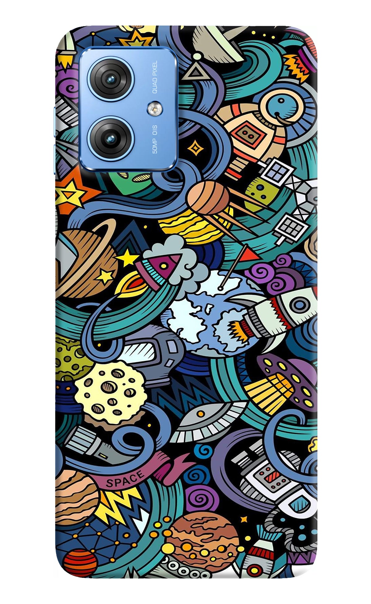 Space Abstract Moto G64 5G Back Cover