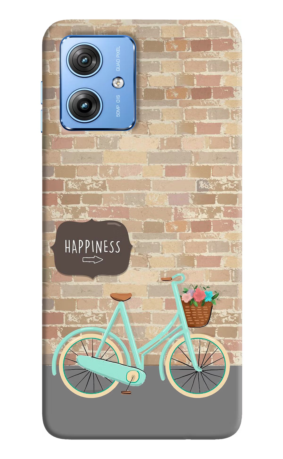 Happiness Artwork Moto G64 5G Hard Case Back Cover by Casekaro