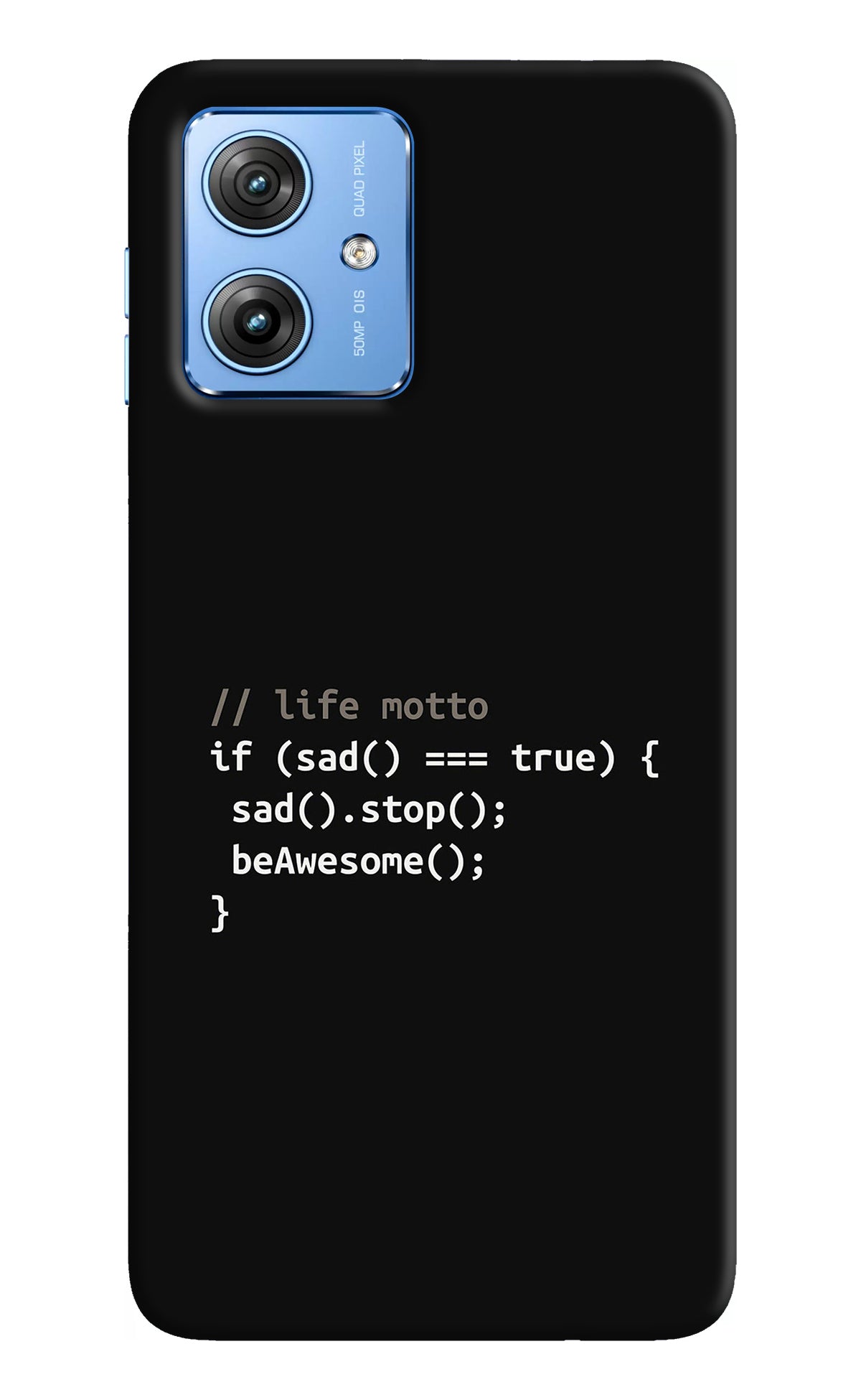 Life Motto Code Moto G64 5G Back Cover