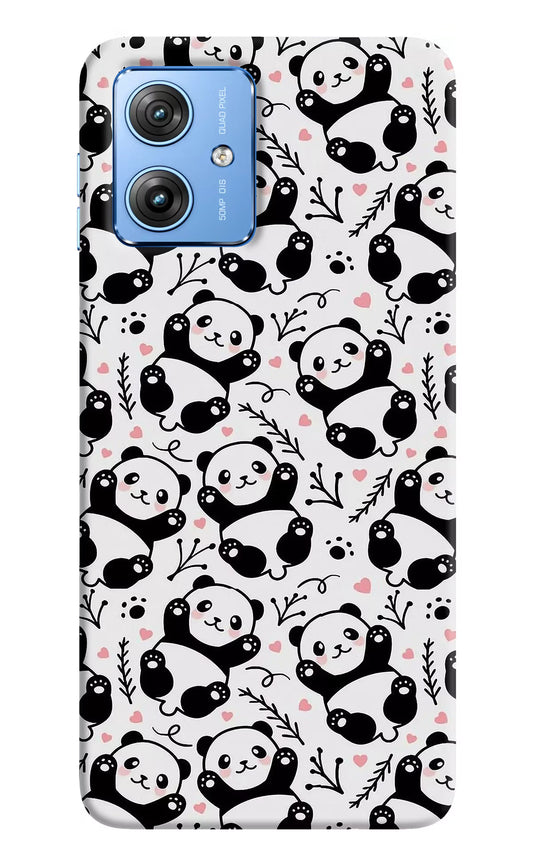 Cute Panda Moto G64 5G Hard Case Back Cover by Casekaro