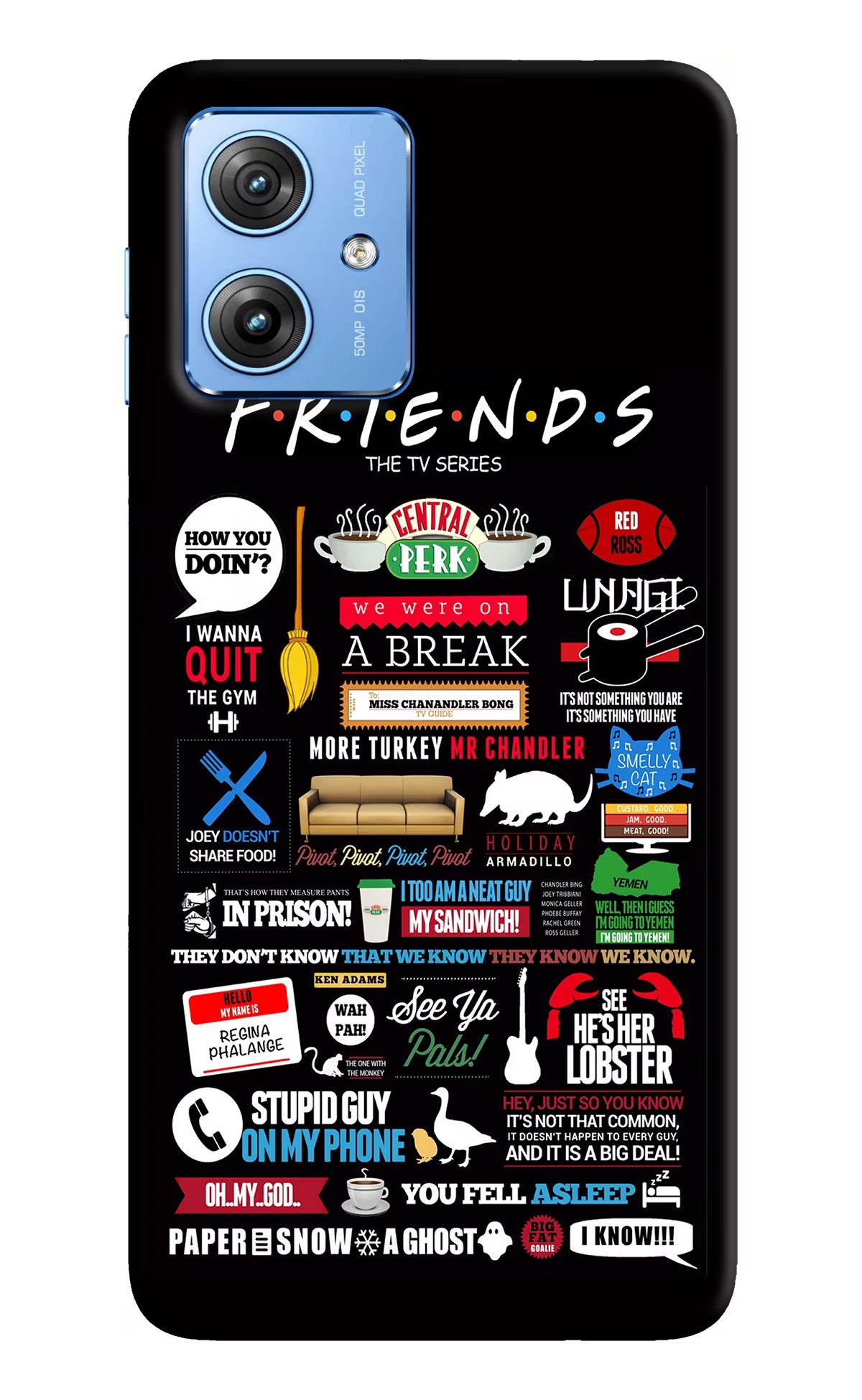 FRIENDS Moto G64 5G Hard Case Back Cover by Casekaro