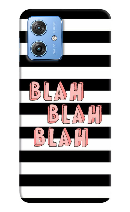 Blah Blah Blah Moto G64 5G Hard Case Back Cover by Casekaro