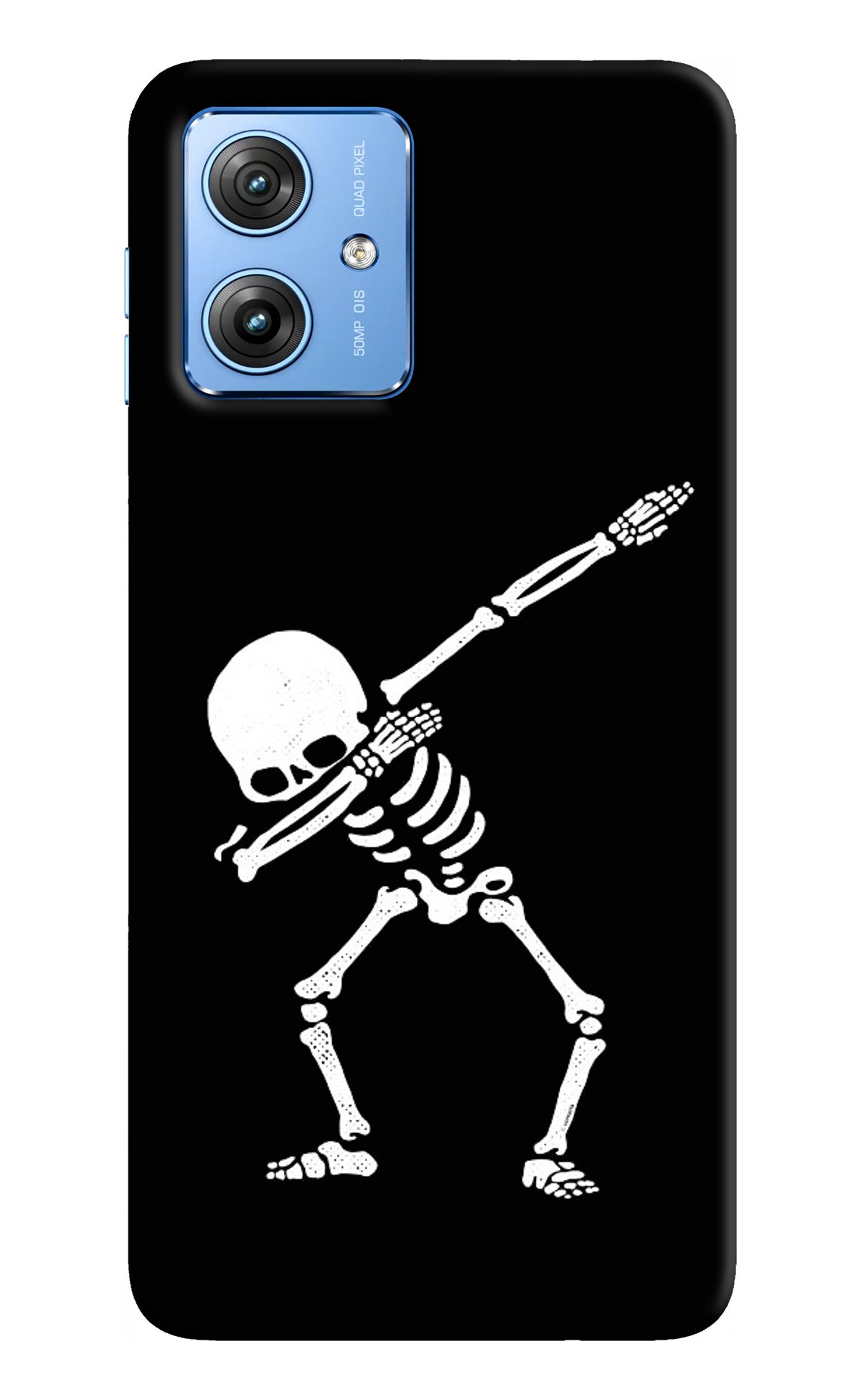 Dabbing Skeleton Art Moto G64 5G Back Cover