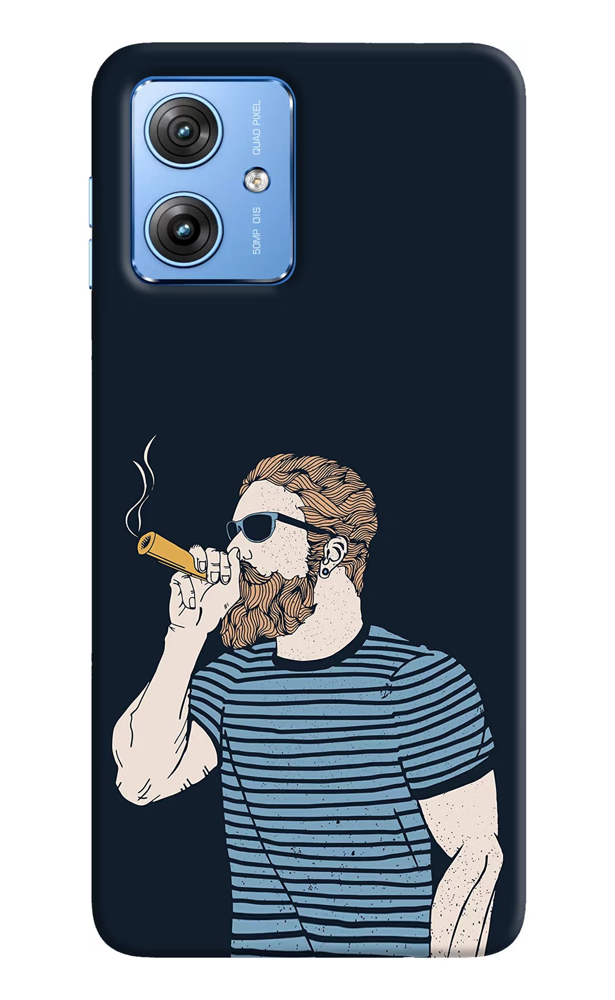 Smoking Moto G64 5G Hard Case Back Cover by Casekaro