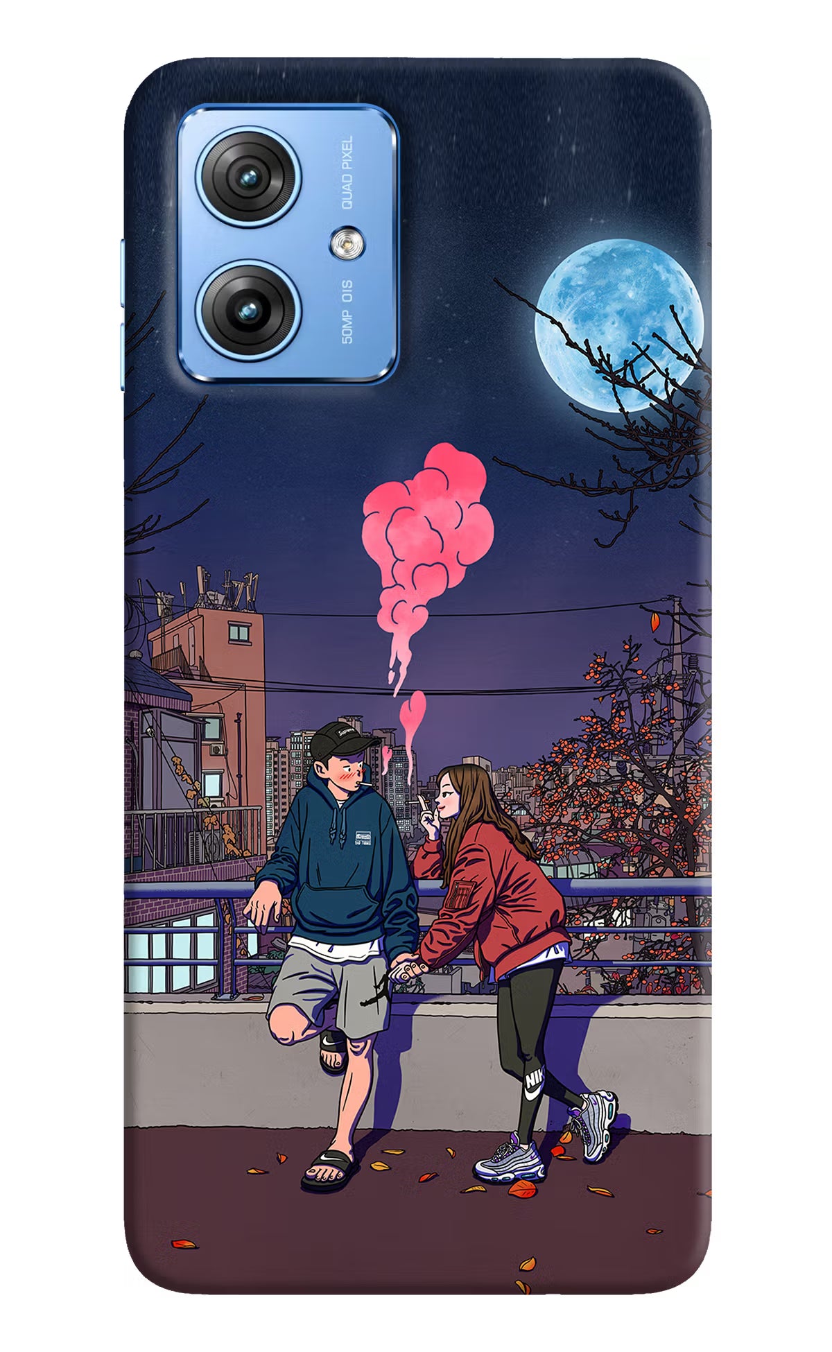 Chilling Couple Moto G64 5G Hard Case Back Cover by Casekaro