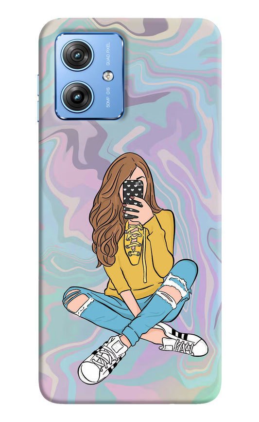 Selfie Girl Moto G64 5G Hard Case Back Cover by Casekaro