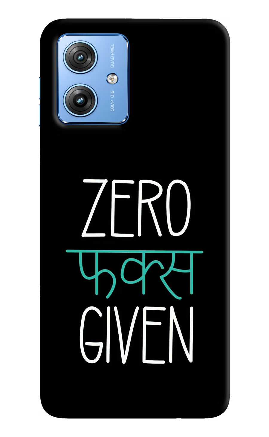 Zero Fucks Given Moto G64 5G Back Cover, Hard case