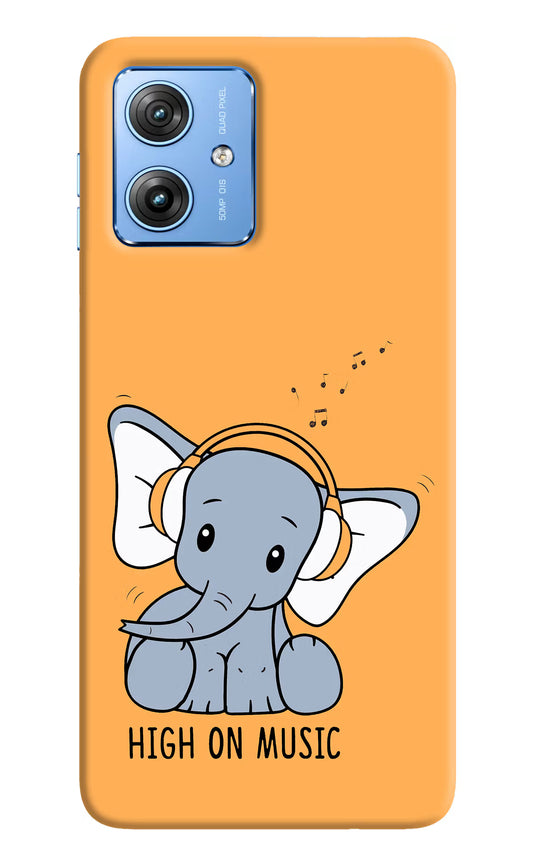High On Music Moto G64 5G Hard Case Back Cover by Casekaro