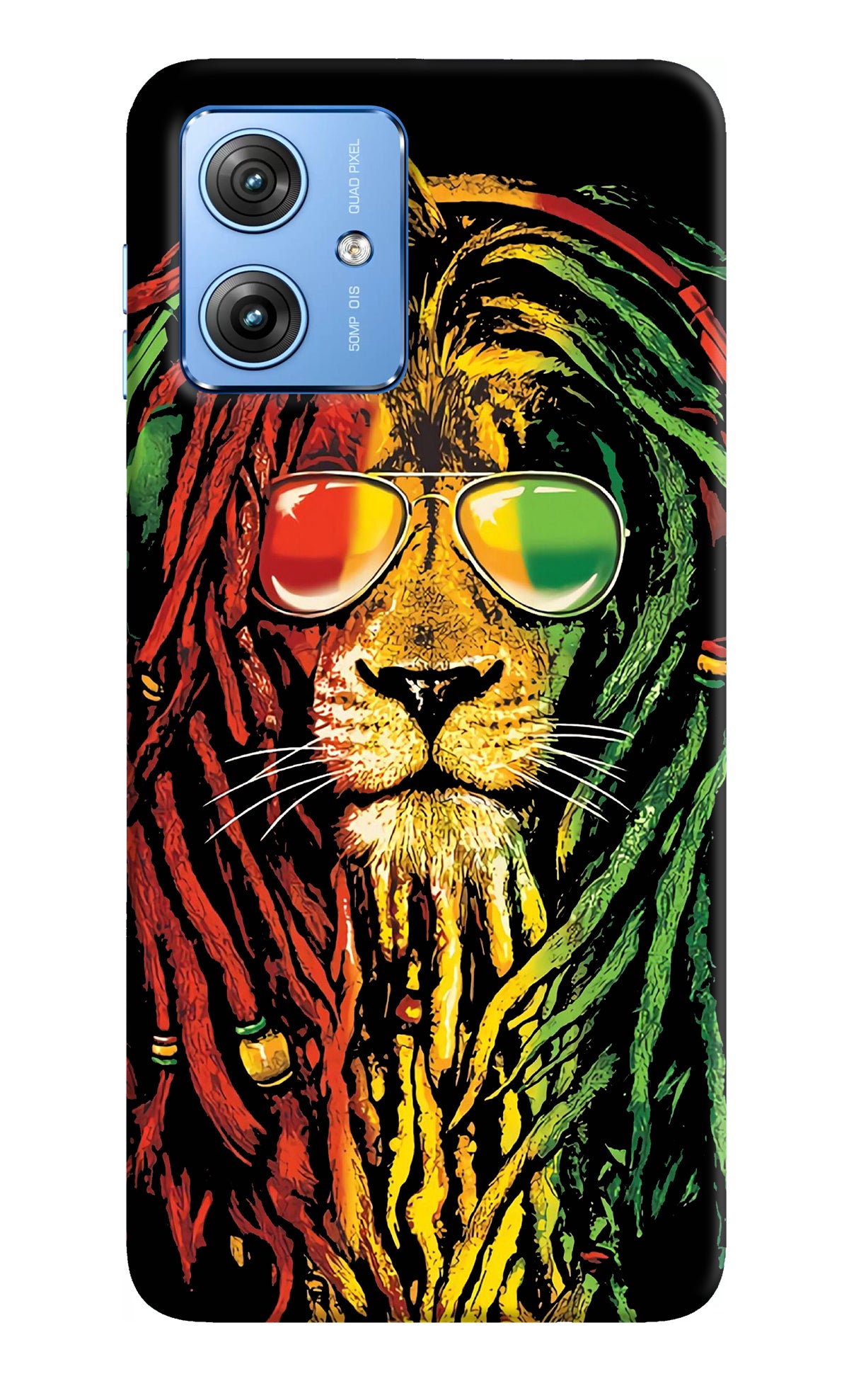 Rasta Lion Moto G64 5G Back Cover