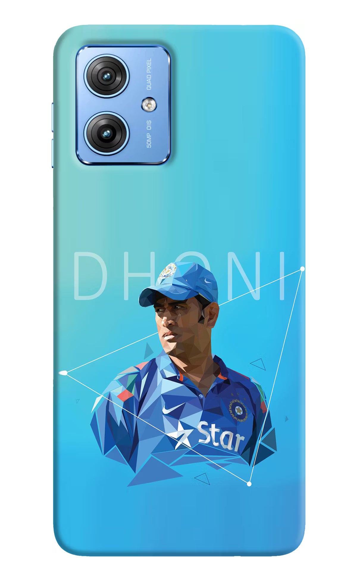 Dhoni Artwork Moto G64 5G Hard Case Back Cover by Casekaro