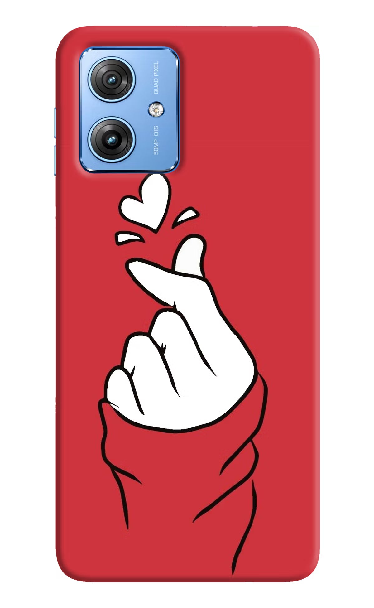 Korean Love Sign Moto G64 5G Hard Case Back Cover by Casekaro