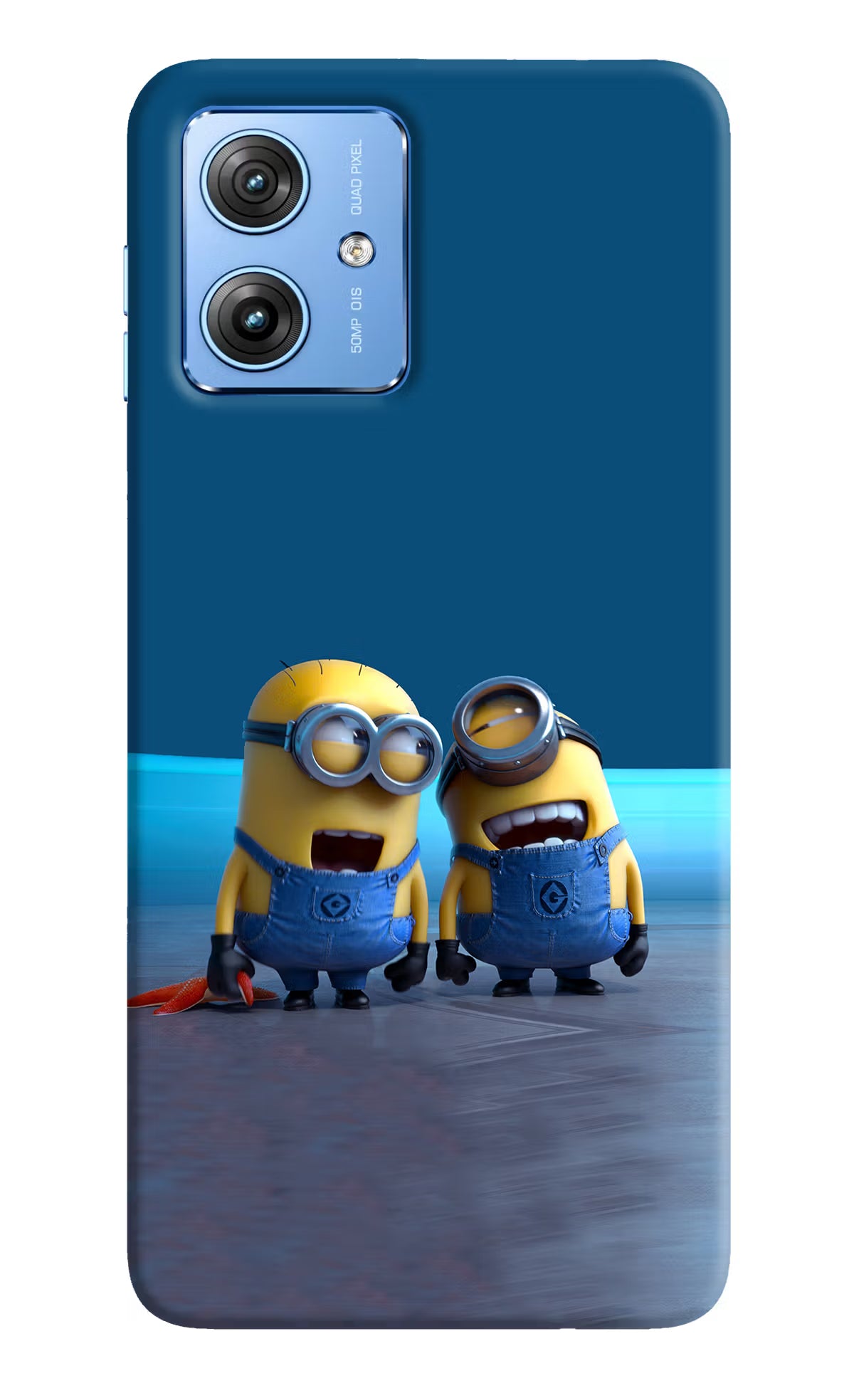 Minion Laughing Moto G64 5G Hard Case Back Cover by Casekaro