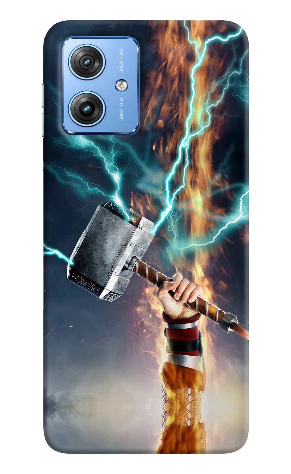 Thor Hammer Mjolnir Moto G64 5G Hard Case Back Cover by Casekaro