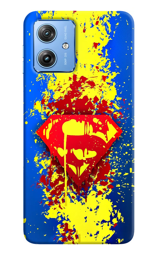 Superman logo Moto G64 5G Hard Case Back Cover by Casekaro