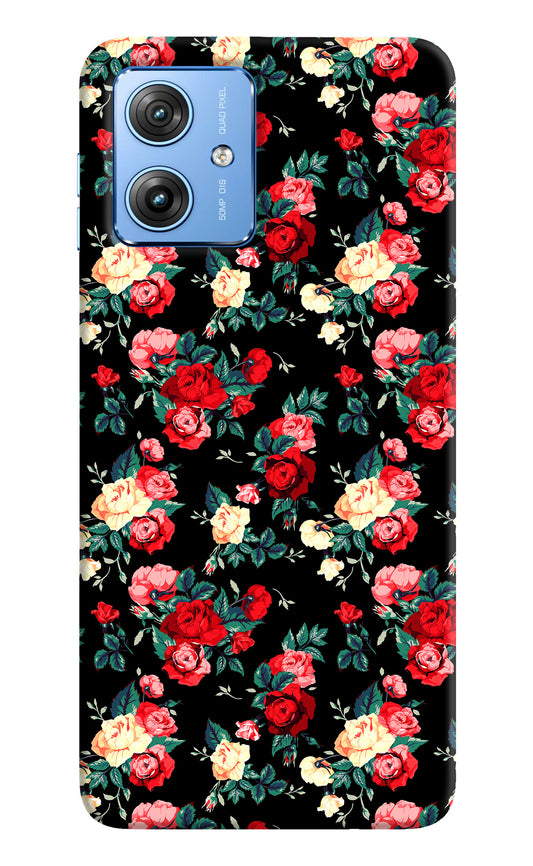 Rose Pattern Moto G64 5G Back Cover